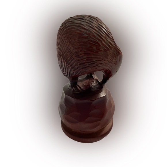 Vintage Kiwi Bird Figurine Matai Wood Statue Hand Carved. - Picture 4 of 5